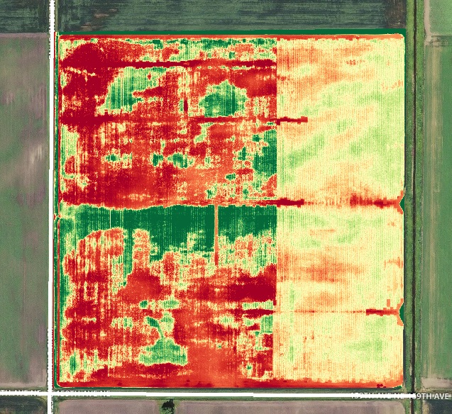 plant health NDVI dronedeploy